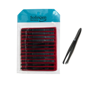 Pinza De Depilar Solingen Negra Blister x 12u