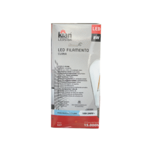 Lampara Led Filamento 8W E27 St64 Clara