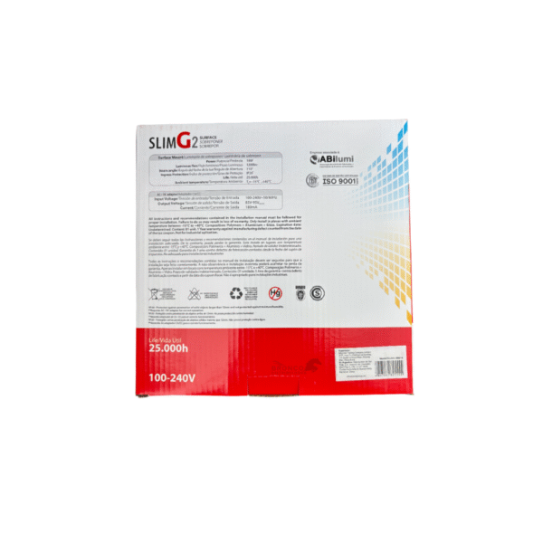 Plafon Led Redondo Slim Sobrep 18W Blanca - Image 2