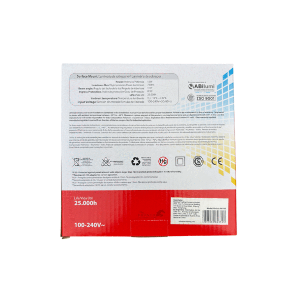Plafon Led Redondon Slim Sobrep 12W Blanca - Image 2