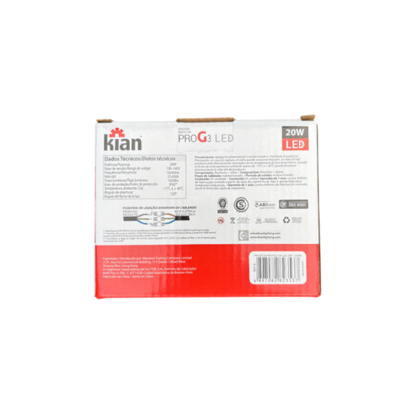 Proyector Led 20W Blanco - Image 2