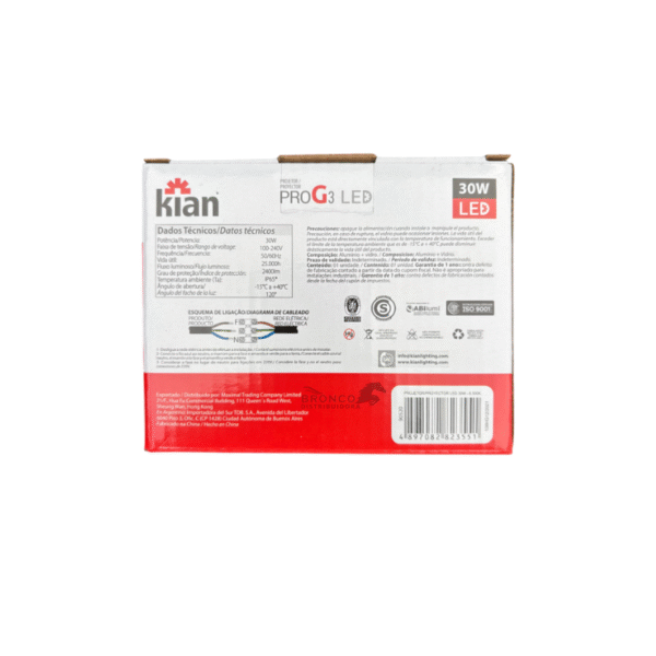 Proyector Led 30W Blanco - Image 2