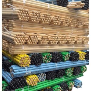 CABO PALO DE ESCOBA DE MADERA FORRADO