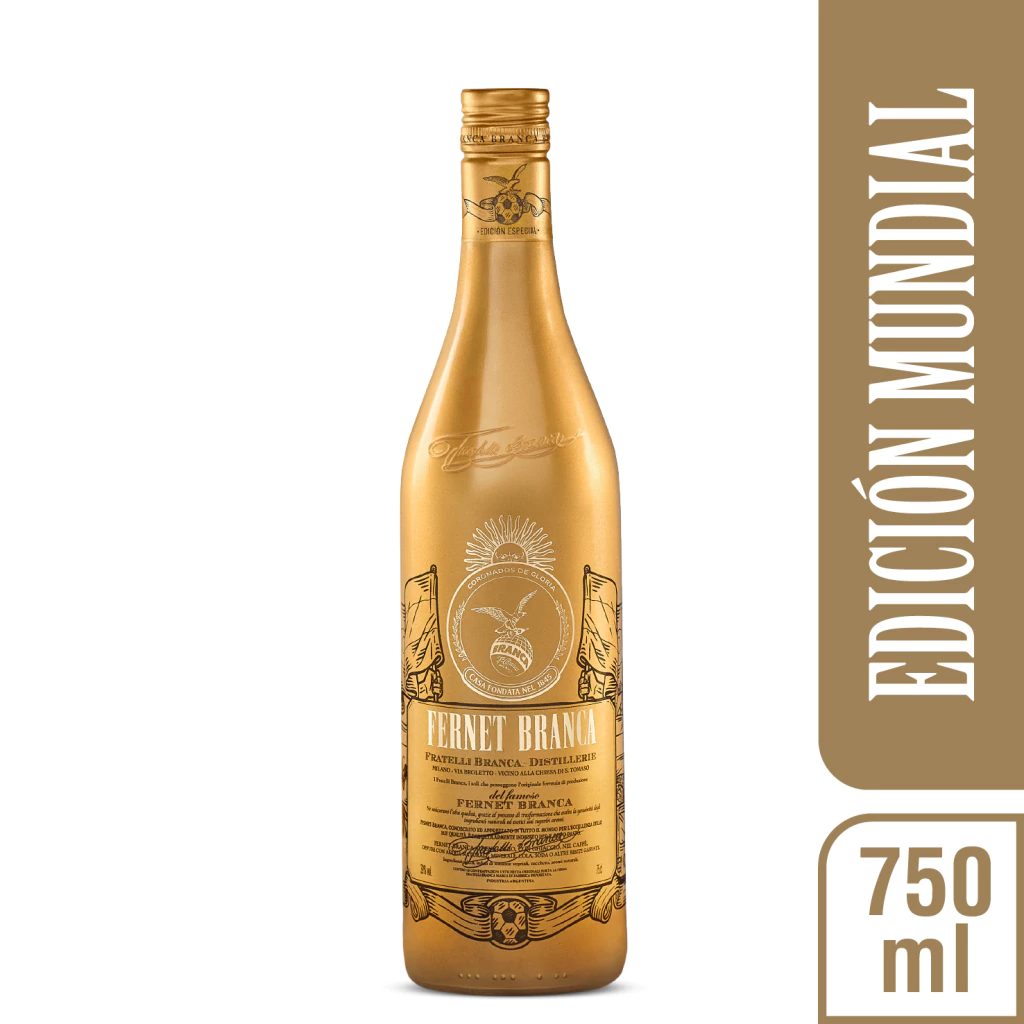 Fernet Branca Edición Especial Mundial 750ml