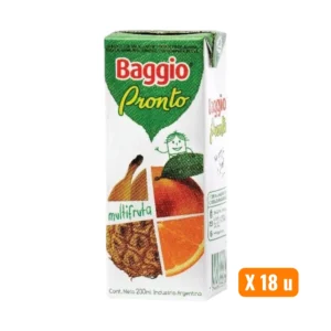 BAGGIO MULTIFRUTA  X200ML X18U