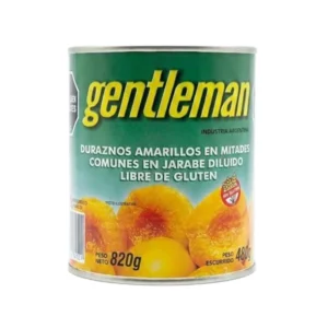 GENTLEMAN  DURAZNOS EN MITADES X820G