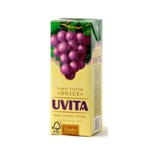 VINO UVITA TINTO DULCE 1L X12U